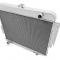 Champion Cooling 1966-1969 Dodge Charger 3 Row All Aluminum Radiator Made With Aircraft Grade Aluminum CC1640