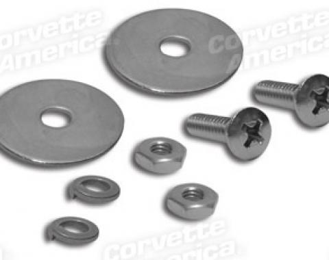 Corvette Convertible Top Rear Latch Screw Set, 1963-1967