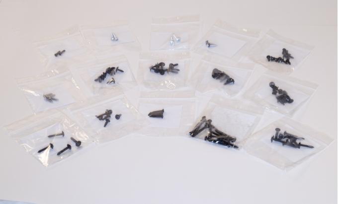 Pony Enterprises 1987-1993 Mustang LX Coupe Interior Hardware Screws Kit 92pc 866