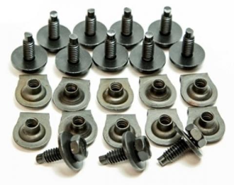 AMD Front Valance Bolt Kit, 68-69 Charger X128-2668-S