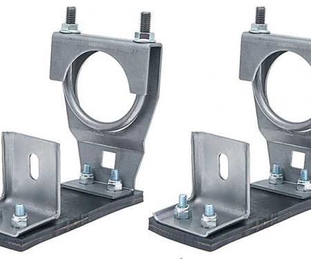 AMD Muffler Hangers (2 1/4"), LH/RH Pair, 66-70 Dodge Plymouth B-Body X963-1466