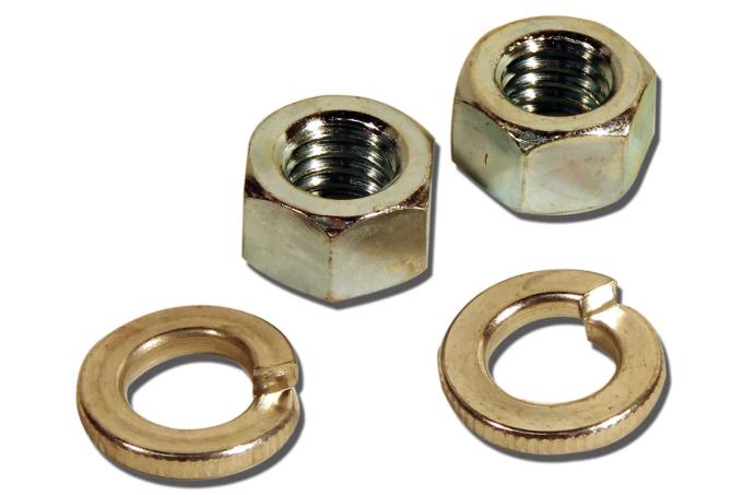 Redline Restomotive® 1963 Chevrolet Corvette Master Cylinder Mount Nut, 4 Piece Set