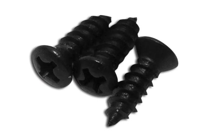 Redline Restomotive® 1984-1993 Chevrolet Corvette Park Brake Cover Screws, 3 Piece