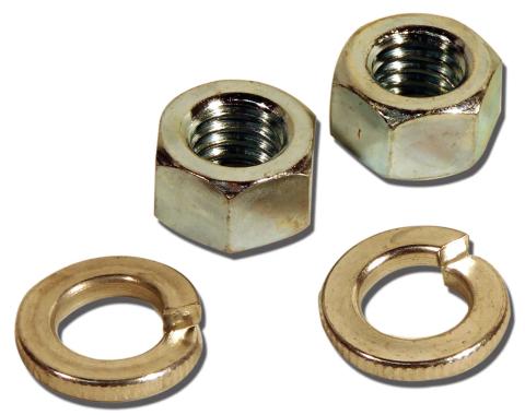 Redline Restomotive® 1963 Chevrolet Corvette Master Cylinder Mount Nut, 4 Piece Set