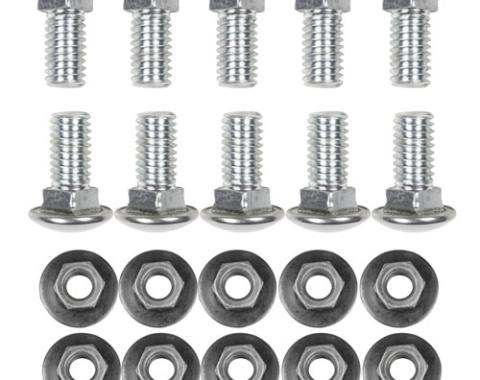 Redline Restomotive® 1967 Camaro / Firebird Front & Rear Bumper Mounting Bolt Set, Correct