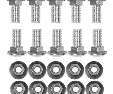 Redline Restomotive® 1967 Camaro / Firebird Front & Rear Bumper Mounting Bolt Set, Correct