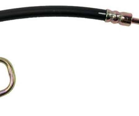 Chevy Power Steering Box Pressure Hose, Small Block, 605 & 670, With Inverted Flare, 1955-1957