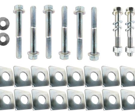 Auto Pro USA 1973-1982 Chevrolet Corvette Body Mount Hardware, 26 pc. Set, Bushings Sold Separately BM1001HD