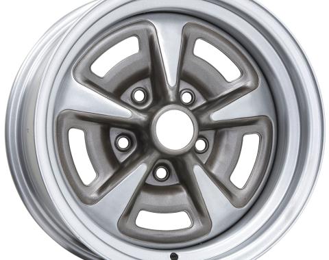 Wheel Vintiques 15x8 Pontiac Rallye II Silver  5x4.75" bolt  4" backspace 60-583404