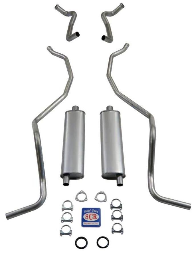 Late Great Chevy - Dual Exhaust System,  327ci, Except Station Wagon, 1962-1964