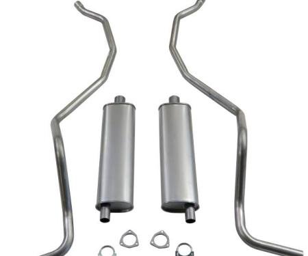 Late Great Chevy - Dual Exhaust System,  327ci, Except Station Wagon, 1962-1964