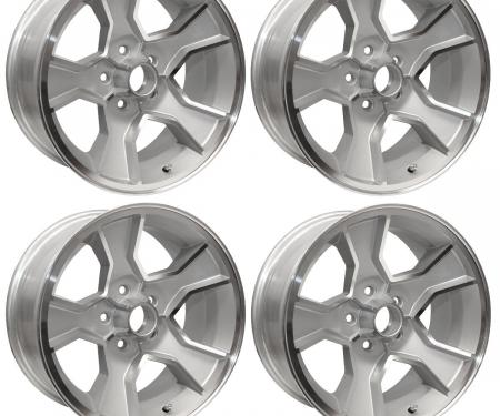 Camaro Z28 Aluminum Wheel Set, N90, 17x8, 4 1/4 Backspace, 1980-1981