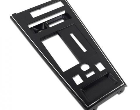 Corvette Shifter Console Trim Plate, For Cars With Power Windows & Power Mirror, 1981-1982