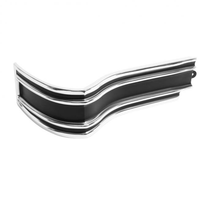 Trim Parts 1965 Chevrolet Impala SS/Caprice Black Rear Passenger Side Corner Molding, Each 2463A