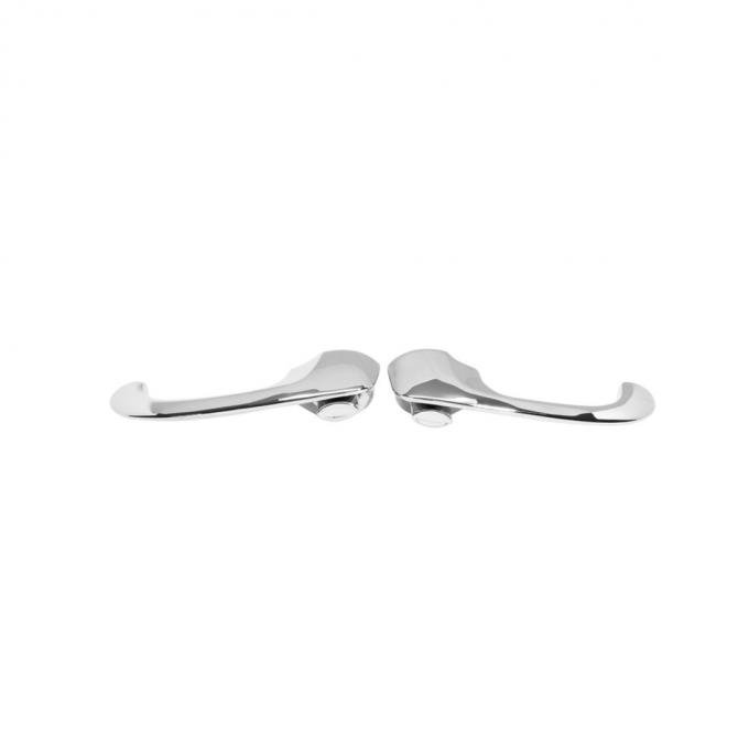 Trim Parts 1965-68 Chevy Full Size 4-Door Car Front Outside Door Handle Assemblies, Pair 2415