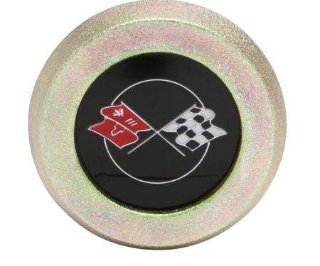 Trim Parts 1969-75 Corvette Primered Horn Button W/O Tilt & Telescopic Steering, Each 5073B