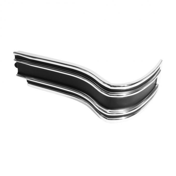 Trim Parts 1965 Chevrolet Impala SS/Caprice Black Rear Driver Side Corner Molding, Each 2463B