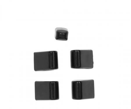 Trim Parts 1957 Chevrolet Full Size Car Black Heater Level Control Knobs Set 1434