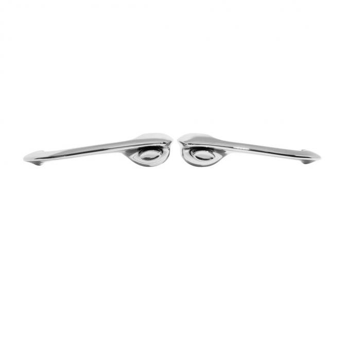 Trim Parts 1963-64 Chevrolet Full Size 4-Door Outside Rear Door Handle Assemblies, Pair 2226