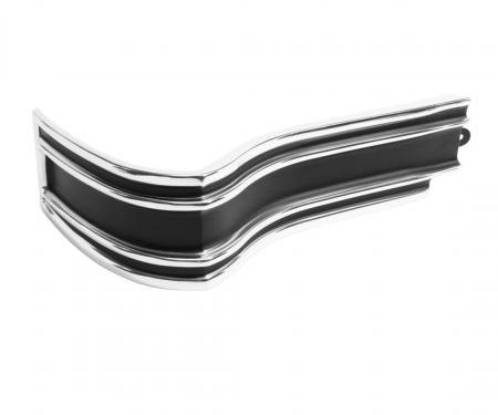 Trim Parts 1965 Chevrolet Impala SS/Caprice Black Rear Passenger Side Corner Molding, Each 2463A