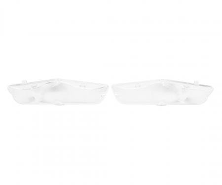 Trim Parts 1962 Chevrolet Full Size Car Clear Parking Light Lens, Pair A2180