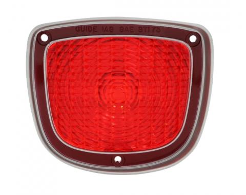 Trim Parts 1973-77 Chevrolet Chevelle Wagon Drivers Side Tail Light Lens, Each A4874A