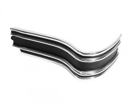 Trim Parts 1965 Chevrolet Impala SS/Caprice Black Rear Driver Side Corner Molding, Each 2463B