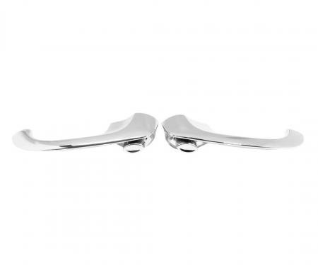 Trim Parts 1958 Chevrolet/Pontiac Full Size Car Front Or Rear Door Handle Assemblies, Pair 2072