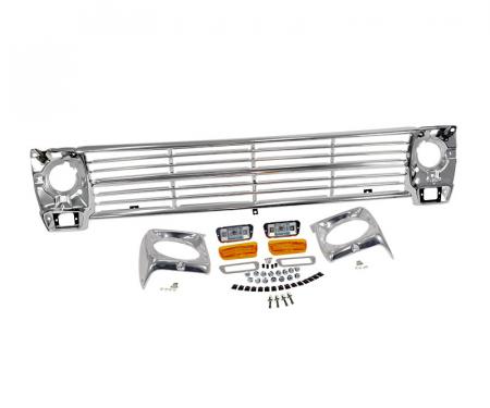 Dennis Carpenter Complete Grille Install or Conversion Kit - 1967-72 Ford Truck C9TZ-8200-CKT