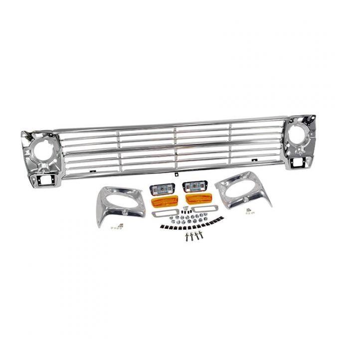 Dennis Carpenter Complete Grille Install or Conversion Kit - 1967-72 Ford Truck C9TZ-8200-CKT