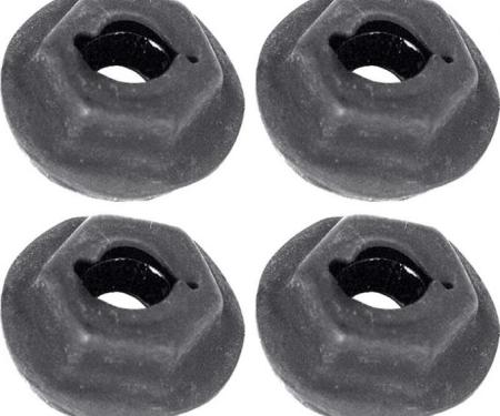 Redline Restomotive® 1964-1996 Chevrolet Corvette Emblem Nuts, 3/16" Stud Size with Sealer