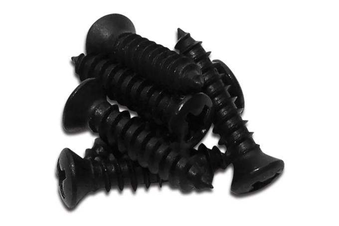 Redline Restomotive® 1984-1996 Chevrolet Corvette 6 Piece Windshield Pillar Post Screw Set