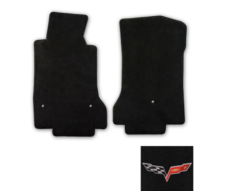 Corvette Cargo Mat, Cashmere with C6 Logo & Scp, 2005-2010