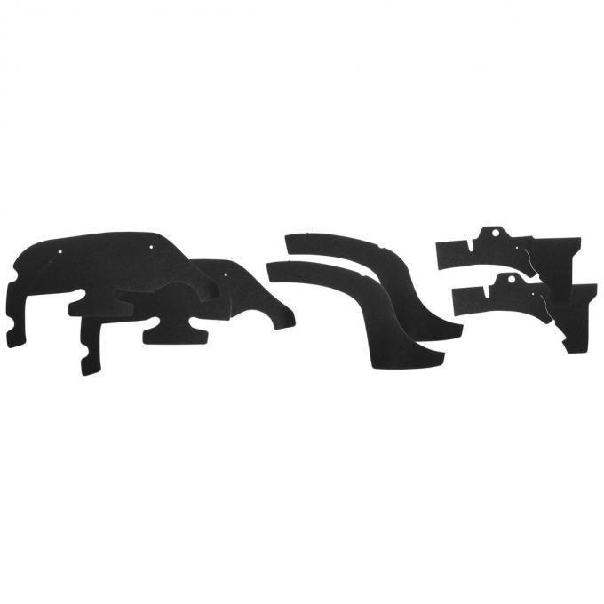 SoffSeal Splash Flap Kit, 5 Pieces for 1969 Chevrolet Camaro and Pontiac Firebird, Set SS-3045A