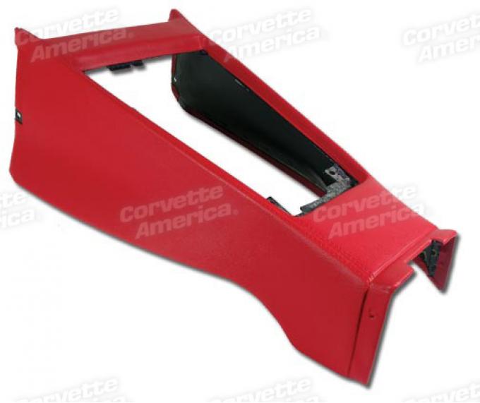 Corvette Shift Console Housing, Red (30), 1972