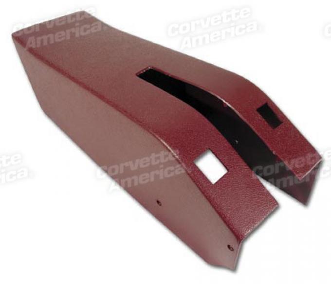 Corvette Park Brake Console, Power Windows, 1969-1976 | Oxblood (31), 1973-1975