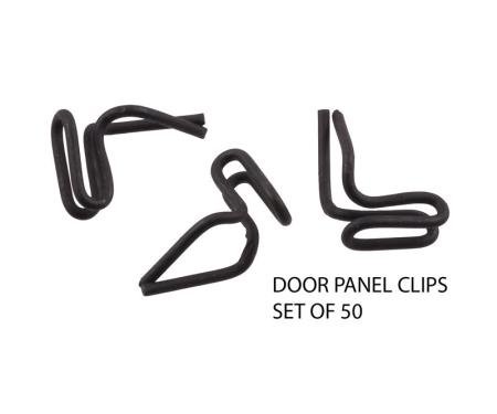 Dennis Carpenter Door Panel Clips Set (of 50)  - 1932-59 Ford Car B-20015