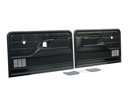 Dennis Carpenter Door Panels - Black - 1973-79 Ford Truck, 1978-79 Ford Bronco D3TZ-1023942-BLACK