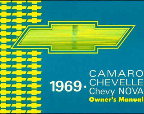 Camaro Owner's Manual, Glove Box, 1969