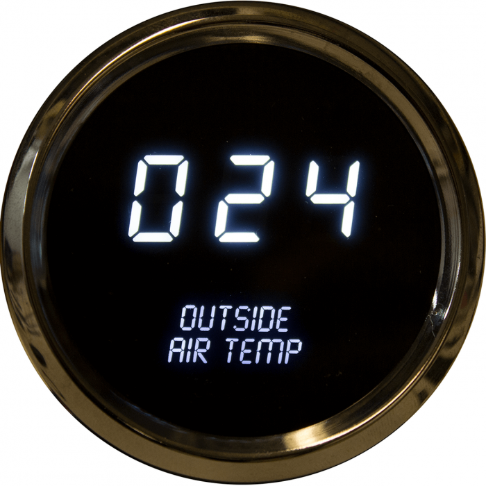 Oil Temperature LED Digital Black Bezel M9108