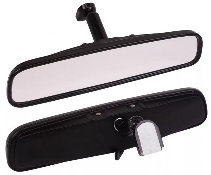 Firebird 10" Inner Rearview Mirror, Black, 1970-1981