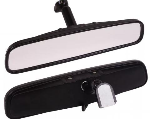 Chevrolet 10" Inner Rearview Mirror, Black, 1970-1983