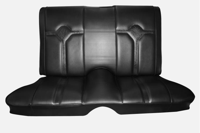 Distinctive Industries 72-73 Cougar Decor/Deluxe Hardtop Rear Bench Seat Upholstery with Simulated Comfortweave Inserts 107302