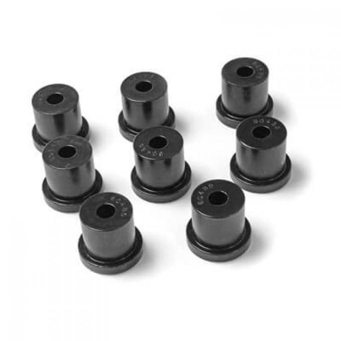 Scott Drake 1966-1973 Ford Mustang Leaf Spring Shakle Bushing (1/2" Hole Black Polyurethane) C6ZZ-5781-BP