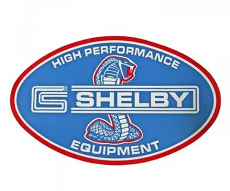 Scott Drake 1965-1970 Ford Mustang 10" Shelby Hi-Performance Equipment Decal DZ-110