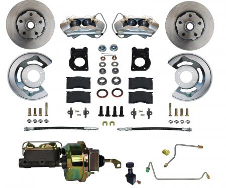 Scott Drake 1965-1966 Ford Mustang Front Disc Brake Conversion Kit Manual Transmission DBC-A120-P-M