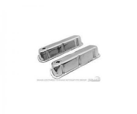 Scott Drake 1967-1970 Ford Mustang Chrome Valve Covers (390, 427, 428) C7ZZ-6A582-C