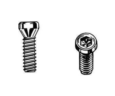 Scott Drake 1964-1966 Ford Mustang Inside Door Handle and Window Crank Screws 379259-S-B