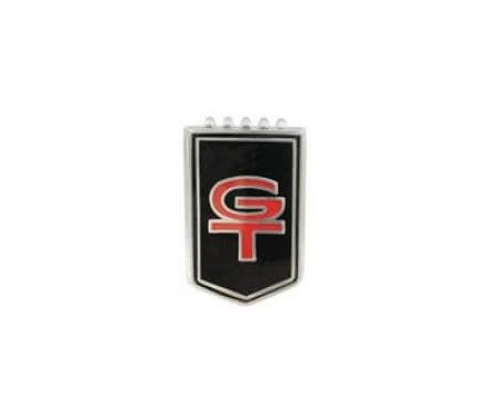 Scott Drake 1965-1966 Ford Mustang Black GT Emblem C5ZZ-16098-BGT