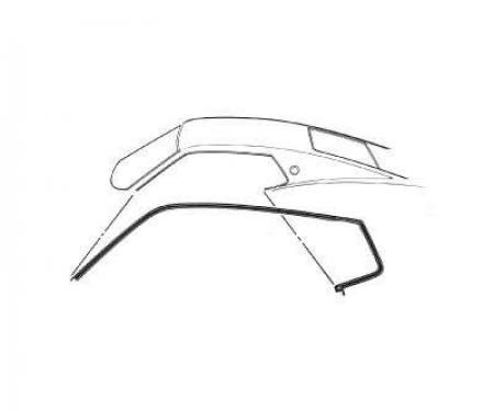 Scott Drake 1969-1970 Ford Mustang 69-70 Roof Rail Seal Fastback C9ZZ-6351222-3C